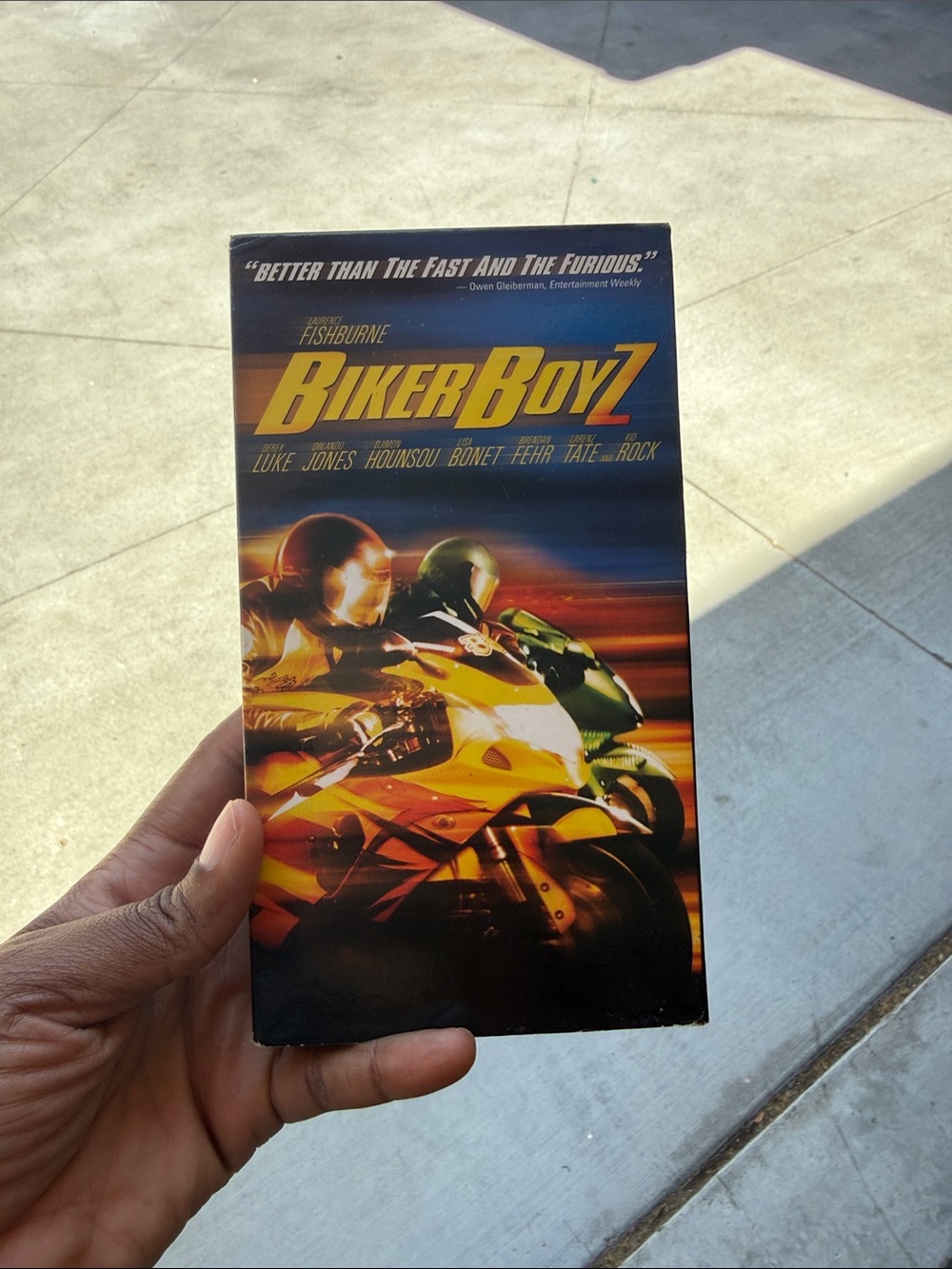 Biker Boyz Movie VHS - Blockbuster. Vintage. Original